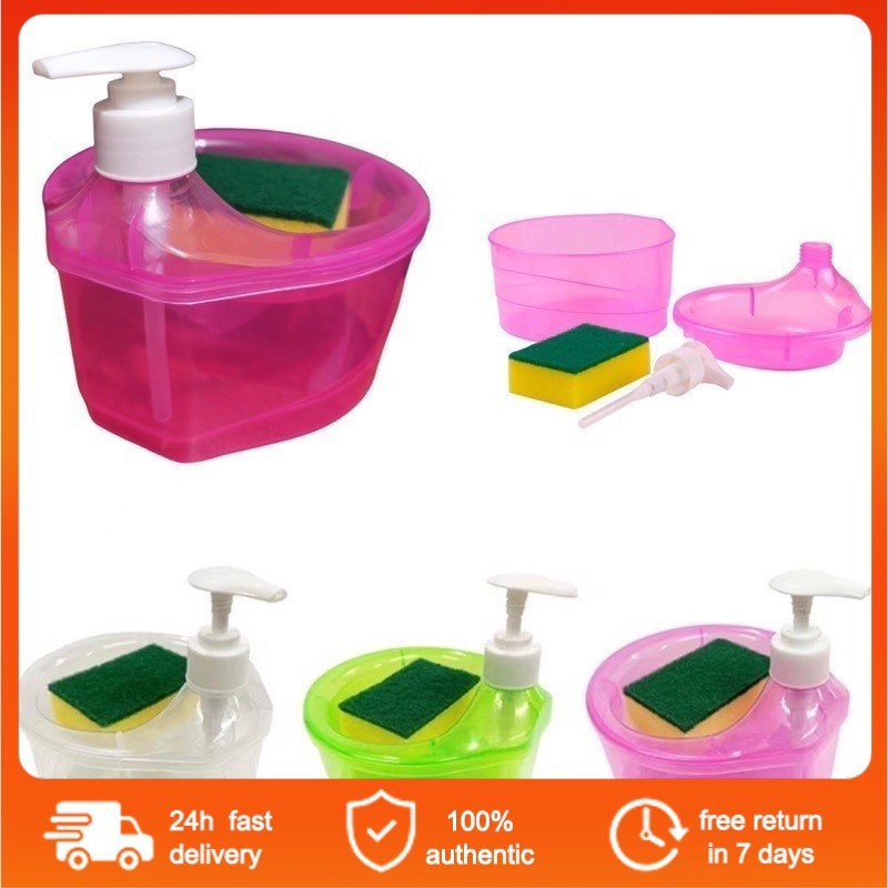 Kitchen Liquid Pump Soap Container Dishwashing Soap Dispenser Cleaning ...