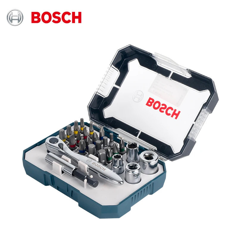 Bosch 26-piece Screwdriver Bit Set Electric Screwdriver Bit Ratchet ...