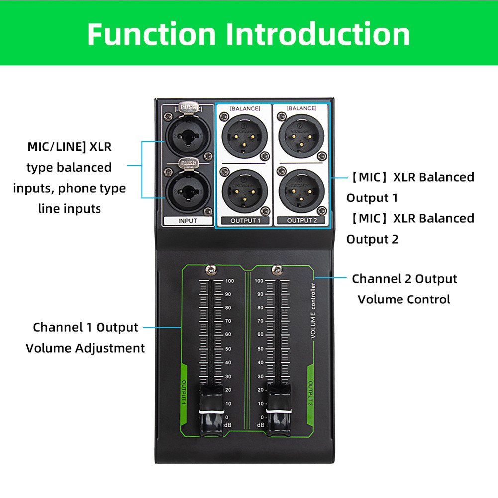 Passive Volume Controller Volumes Controller Plug Play Sound Adjuster ...