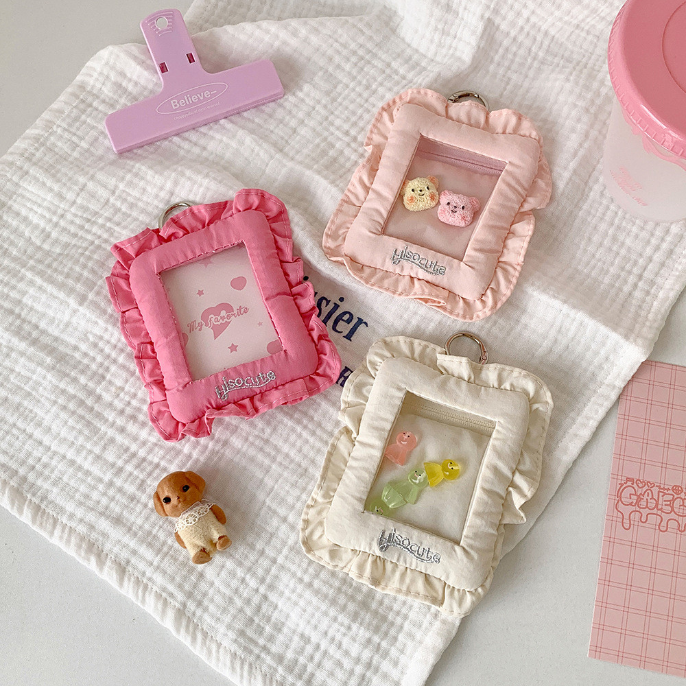 Braided Note Holder Polyester Ballet Card Case Cute Compact Polaroid ...