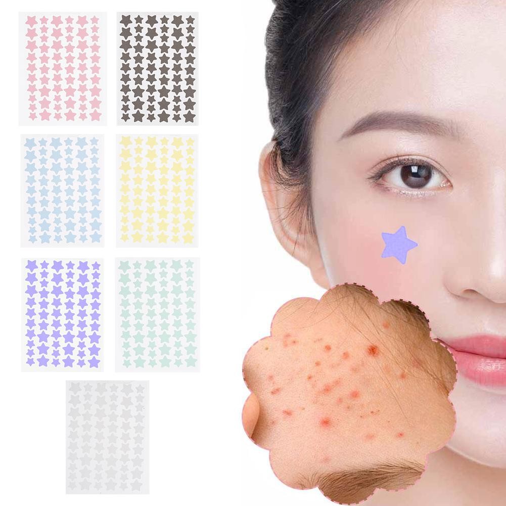 60pcs Colorful Star Shaped Acne Patch Acne Sticker Pimple Sticker PE ...