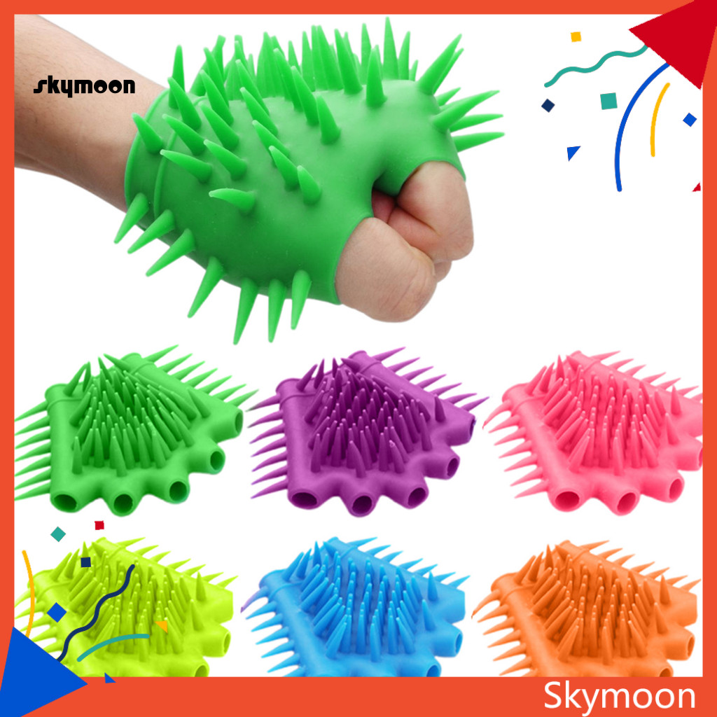 Image showcasing Skym* Anxiety Relief Sensory Gloves Soft Sensory Glove Calming Sensory ...