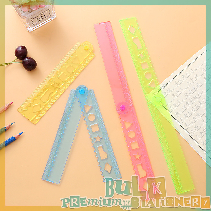 BULK Ruler 30cm Rotating Folding Ruler Children's Primary School ...
