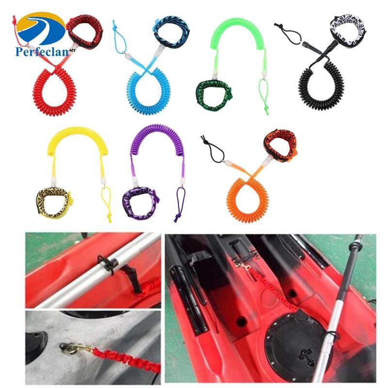 Perfeclan Surfboard Leash, 5mm Coiled Spring Leg Foot Rope, Surf ...