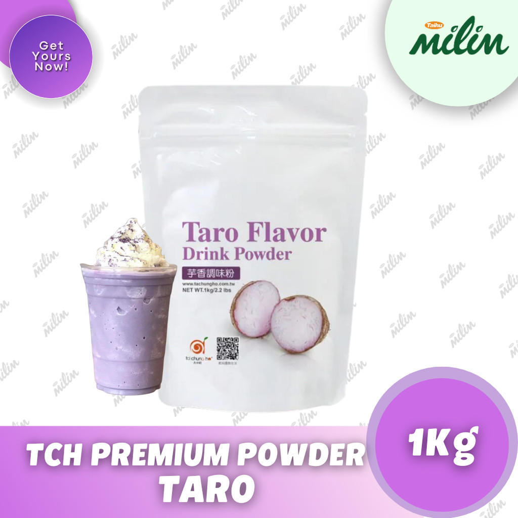 Ta Chung Ho Taro Flavor Powder Drink for Milk Tea Frappe Shakes ...