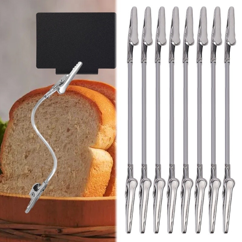 Metal Shark Clip Double Headed Rotating Clip, 360째 Adjustable Organizer ...