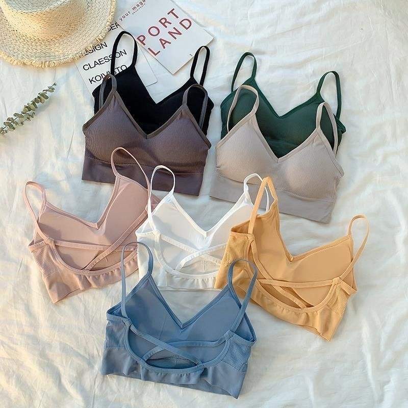 Sexy Cross Large U Strap Chest Mat without Steel Circle Beautiful Back ...