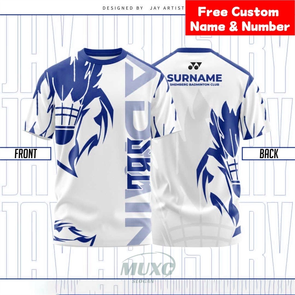 【Free Custom Name】 Badminton Jersey Latest YONEX Badminton Jersey Free  Custom Name and Logo ANTI-BACTERIA T Shirts