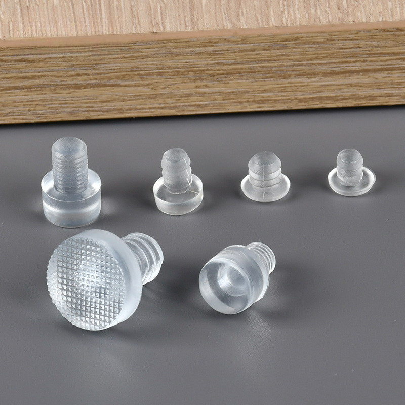 Silent Anti-Slip Rubber Particles Transparent Anti-Collision Hole Plug ...