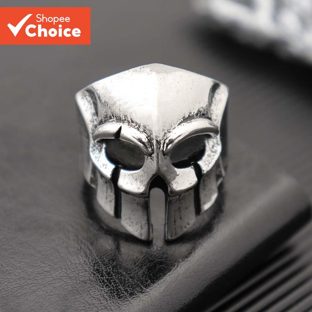 Vintage Fashion Gothic Punk Style Spartan Men's Open Ring Halloween ...