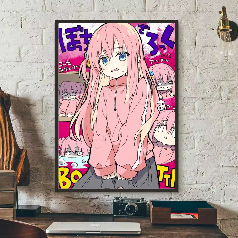 Bocchi the Rock Yamada Anime Poster Çerçevesiz Yüksek Kalite Anime Duvar Poster