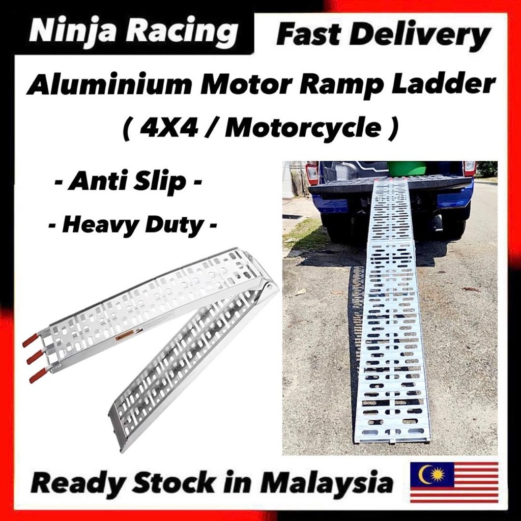 Aluminium Bike Ramp Tangga Motor Motosikal Universal Anti Slip ...