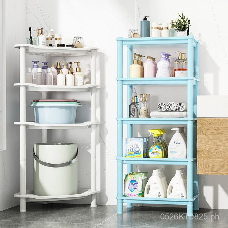 Bathroom Storage Rack Multi-layer Floor-standing Large Shelf Triangle ...