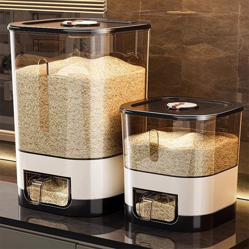 Rice Bucket Household Insect-Proof Moisture-Proof Sealed Grain Storage ...