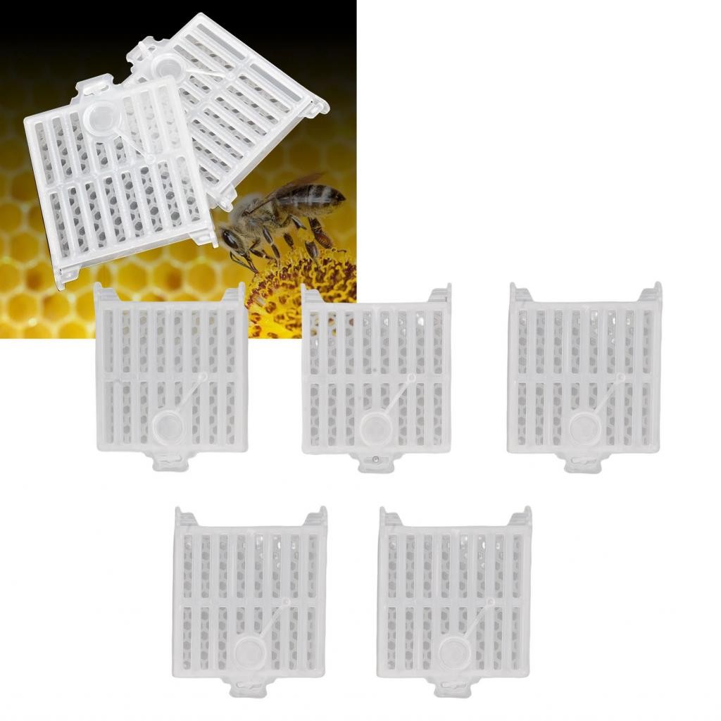 10PCS Queen Bee Catcher Cage Plastic Transparent Multifunctional ...