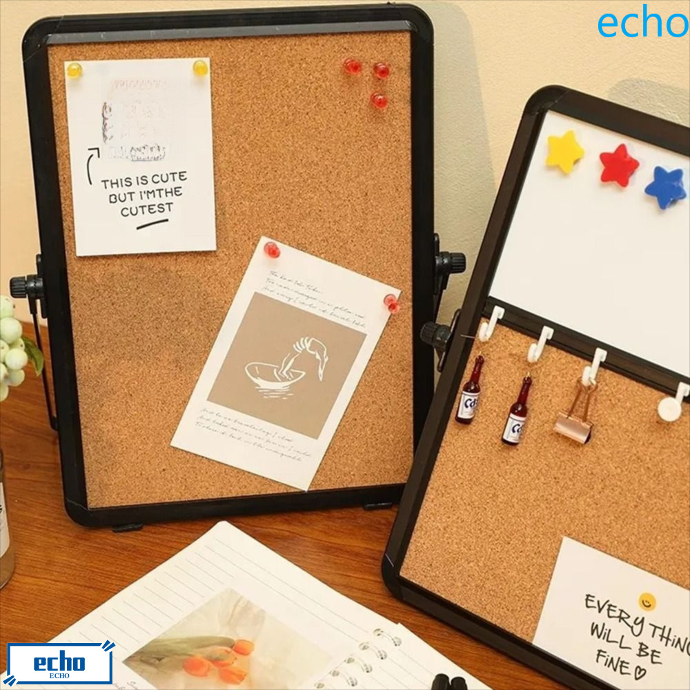 ECHOTHREAD Cork Message Board, Magnetic Hanging/Free Standing Notice ...
