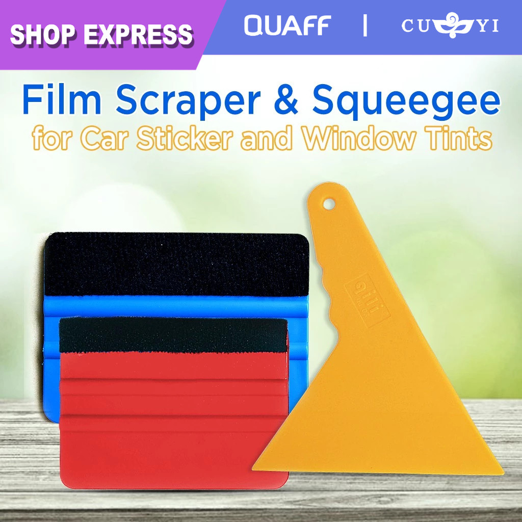 Squeegee And Triangular Film Scraper For Car Sticker Decals Application ...