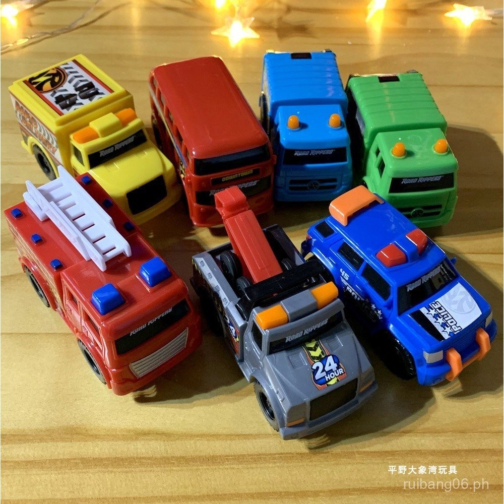 New British Children's Toy Car Mini Plastic Car Model Double-Decker Bus ...