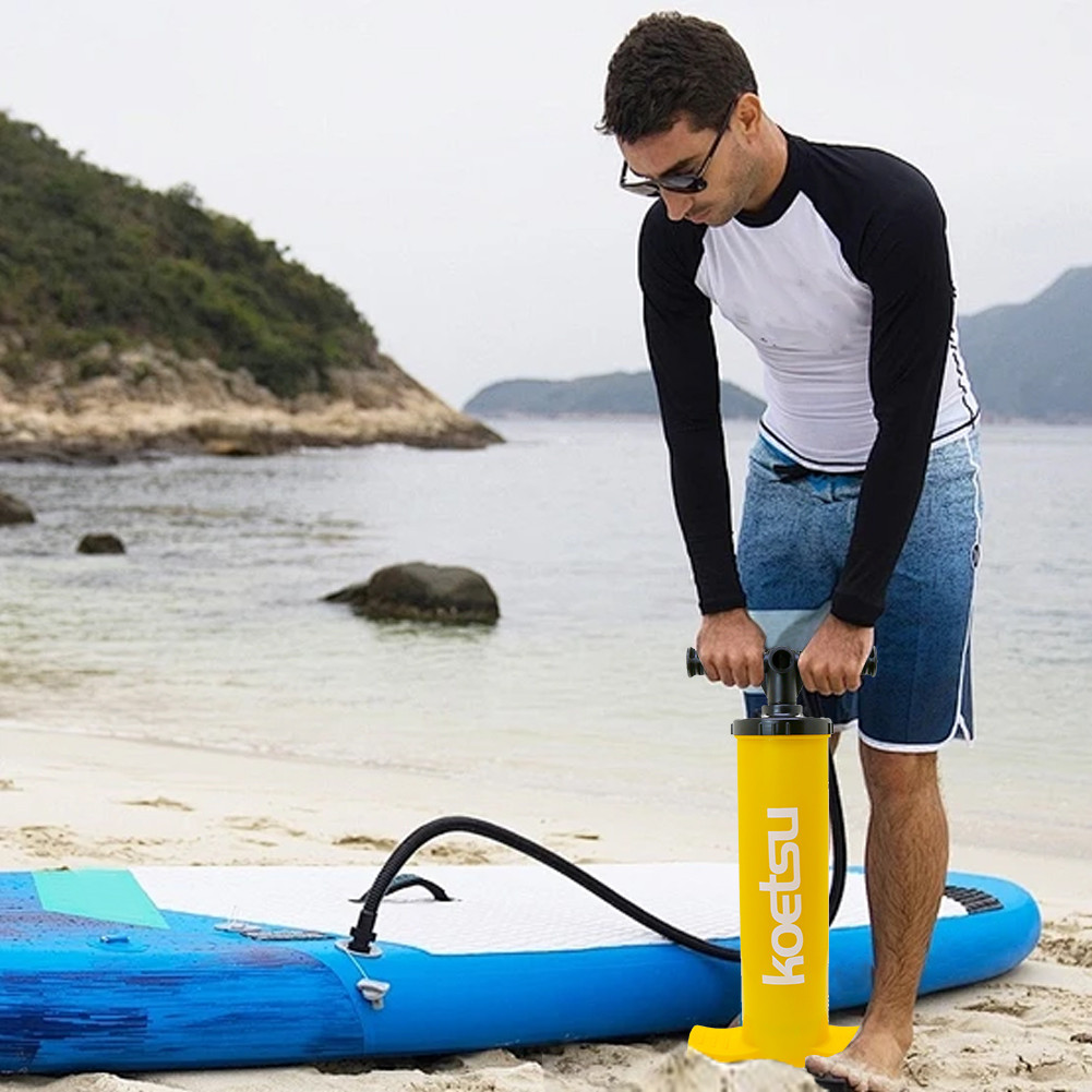 4L Kayak Air Pump Anti-Slip Double Action Inflation Pump Portable Hand ...