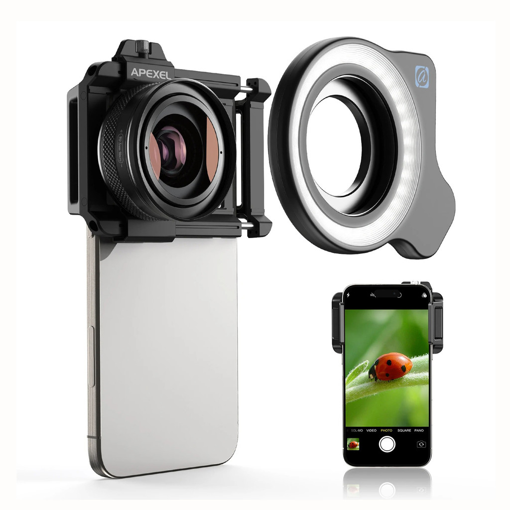 Zoom Macro Lens Kit for Smartphone 10-20X Micro Phone Lens with ...