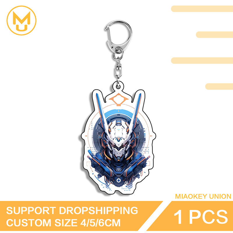 MIAOKEY UNION Gundam Anime Keychain Creative Personality Pen Case DIY ...