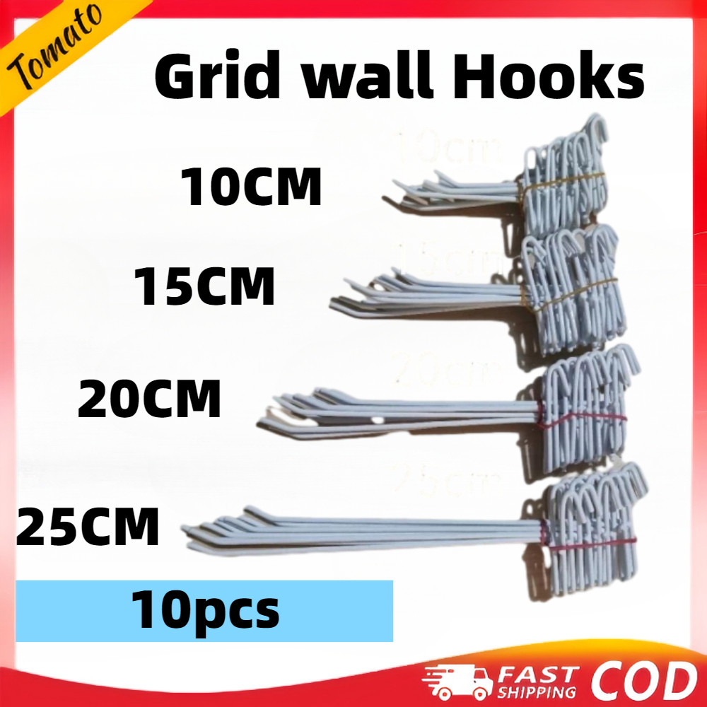 10pcs Screen Hook Coated Wire Hook Home Living Organizers Store Screen ...