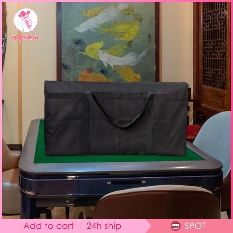 [MEGIDEAL] Folding Table Storage Bag Mahjong Table Cover Portable ...