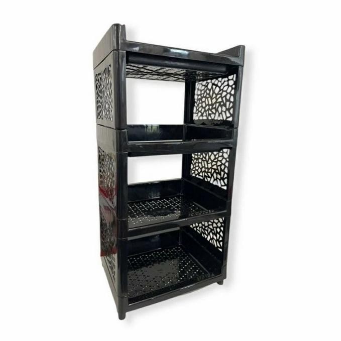 4-tier yoyo rack with wheels - Black, PLUS BUBBLE | Shopee Philippines