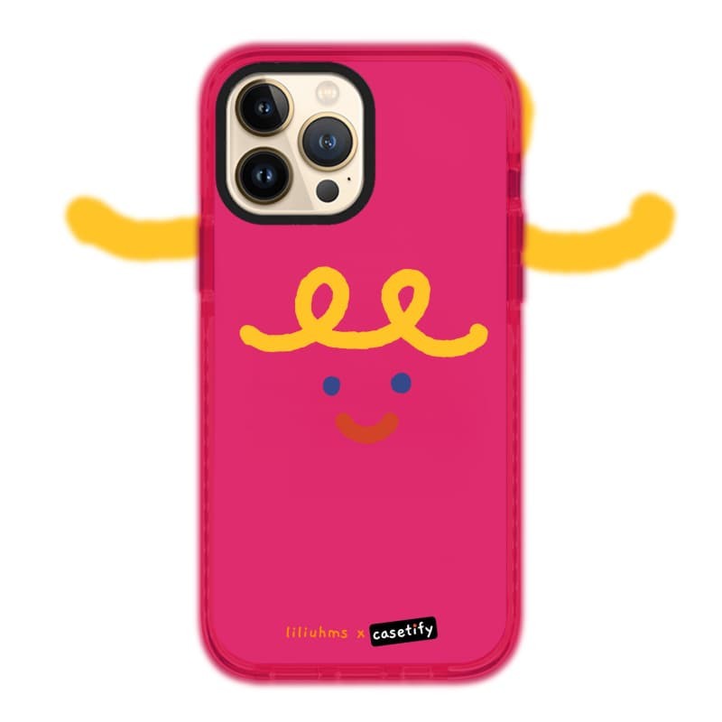 Liliuhms Macaroni Smile Purple series Simple Clear Soft TPU iPhone