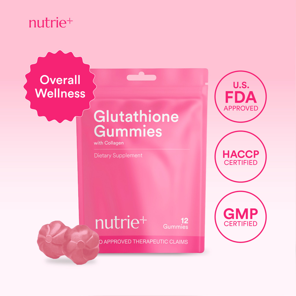 Nutrie Glutathione With Collagen Gummies 12pcs (Skin Whitening, Anti-aging  & Antioxidant Support) | Shopee Philippines