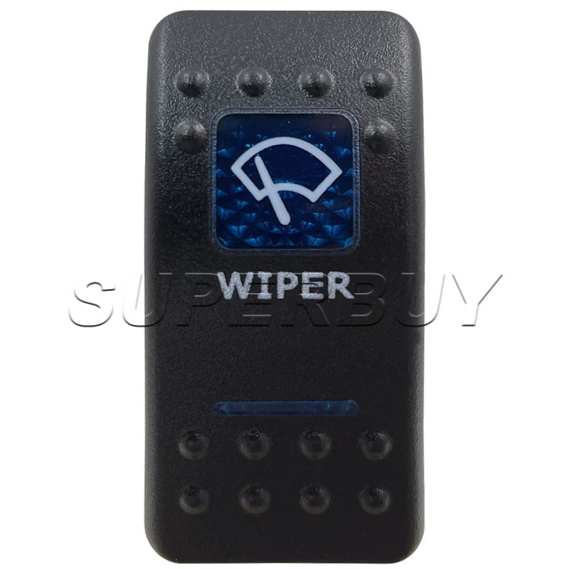 WIPER 7Pin On Off On 12V 20A Blue LED Waterproof Car Switch Bar ARB ...