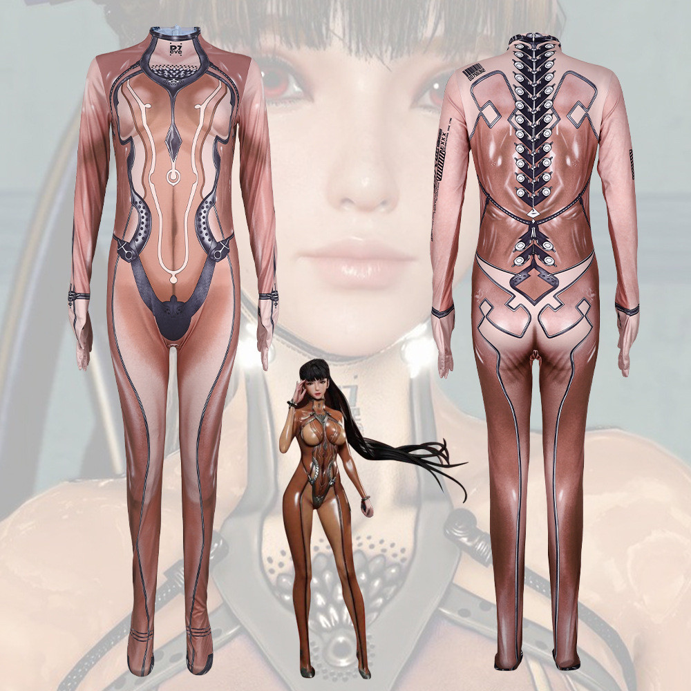 Stellar Blade Eve Sexy Skin Suit Cosplay Costume Jumpsuit Halloween  Carnival Outfits