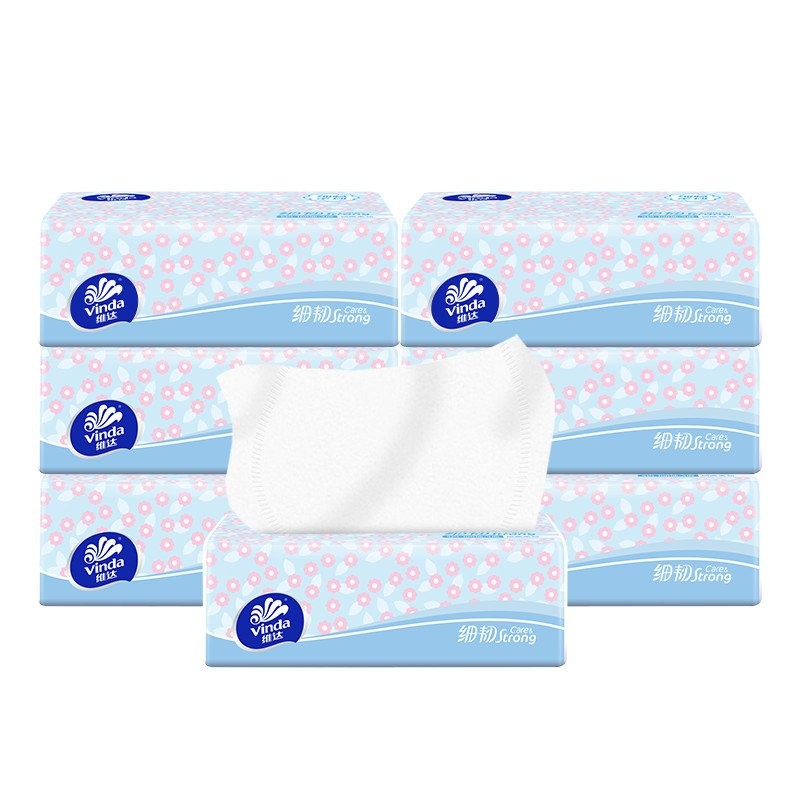 Vida Fine Tough Paper Extraction 100Pumping*7Household Toilet Paper ...