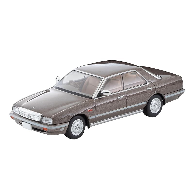 TomyTEC Tomica Limited Vintage Neo LV-N340a – Nissan Gloria CIMA Type-II S (Rosso Metallicato) – Modellino Auto Anni '90 In Scala 1/64 - 3