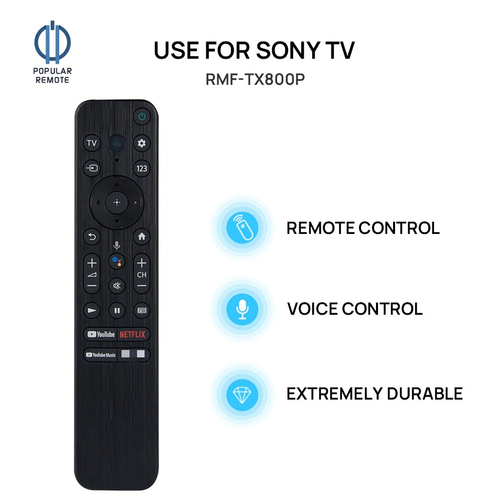 Voice TV Remote Control RMF-TX800P Suitable For Sony X80K X95K Smart TV ...