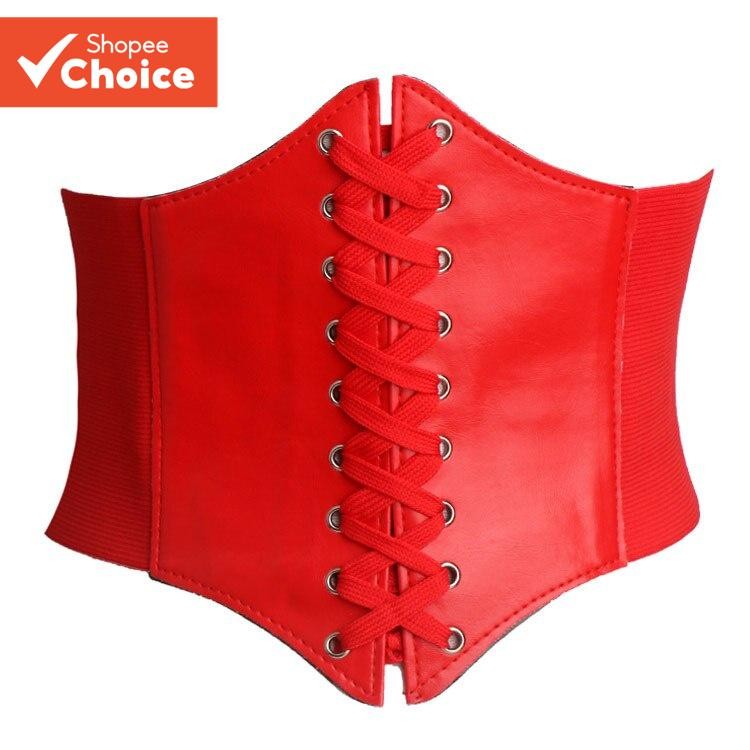 Women's Fashion Belt -Leather Waist Cincher for Dresses