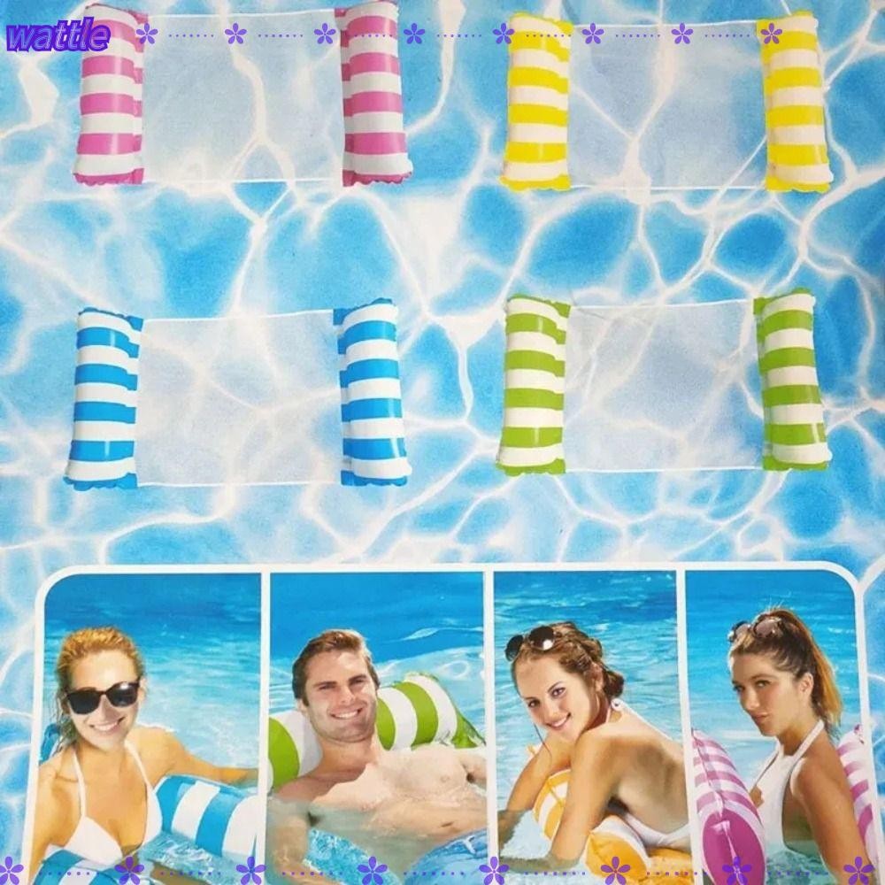 WATTLE Inflatable Float, Summer Multi-Purpose Hammock Floaties ...