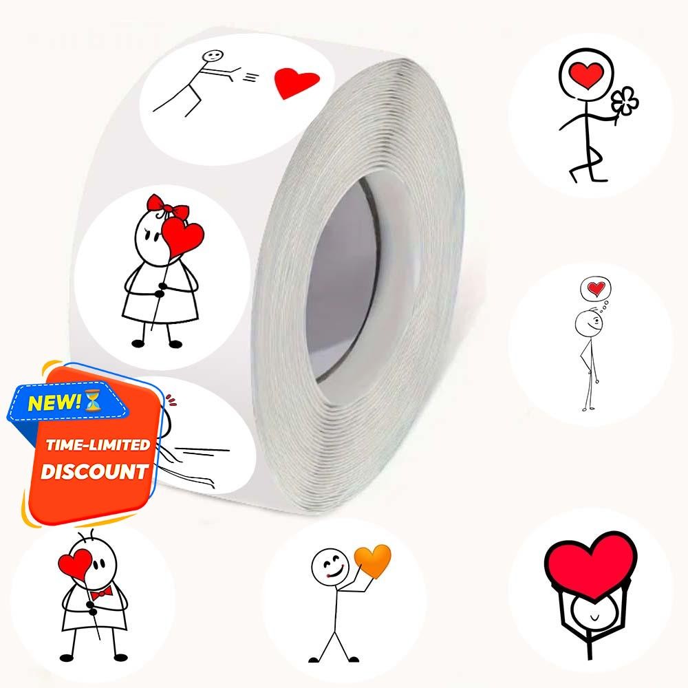 500pcs Stickman Love Vinyl Stickers for Laptop, Water Bottle, DIY ...