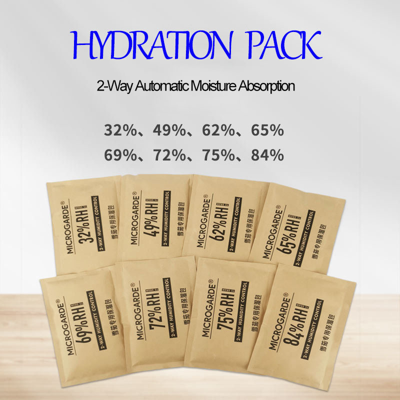 Intelligent Humidity Control Packs 62% & 69% RH｜8g｜2-Way Automatic ...