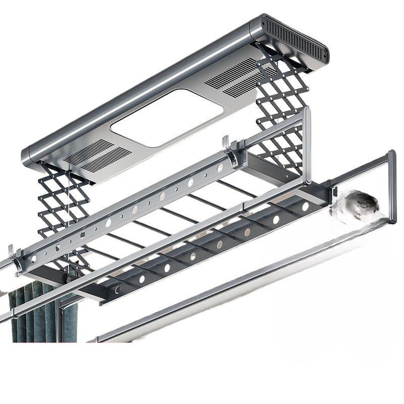 Electric Clothes Drying Rack Smart Double-Layer Telescopic Rack Press ...