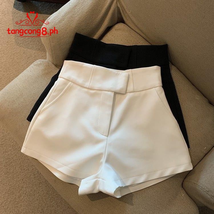 Women High Waist Shorts With Inner Lining | Shopee Philippines