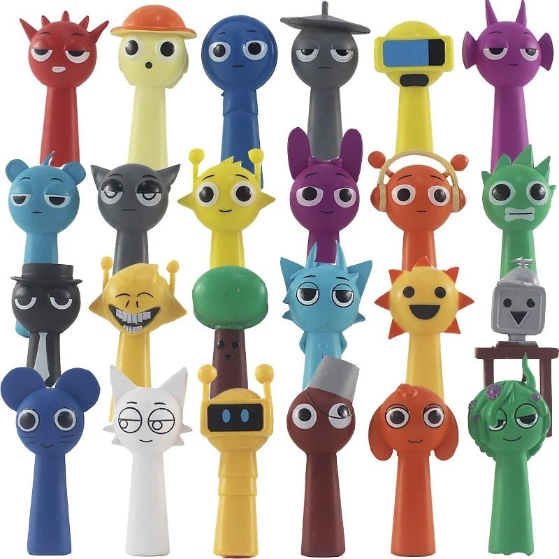 12Pcs/Sprunki Toys set Incredibox Sprunki Action Figure Simon Raddy ...