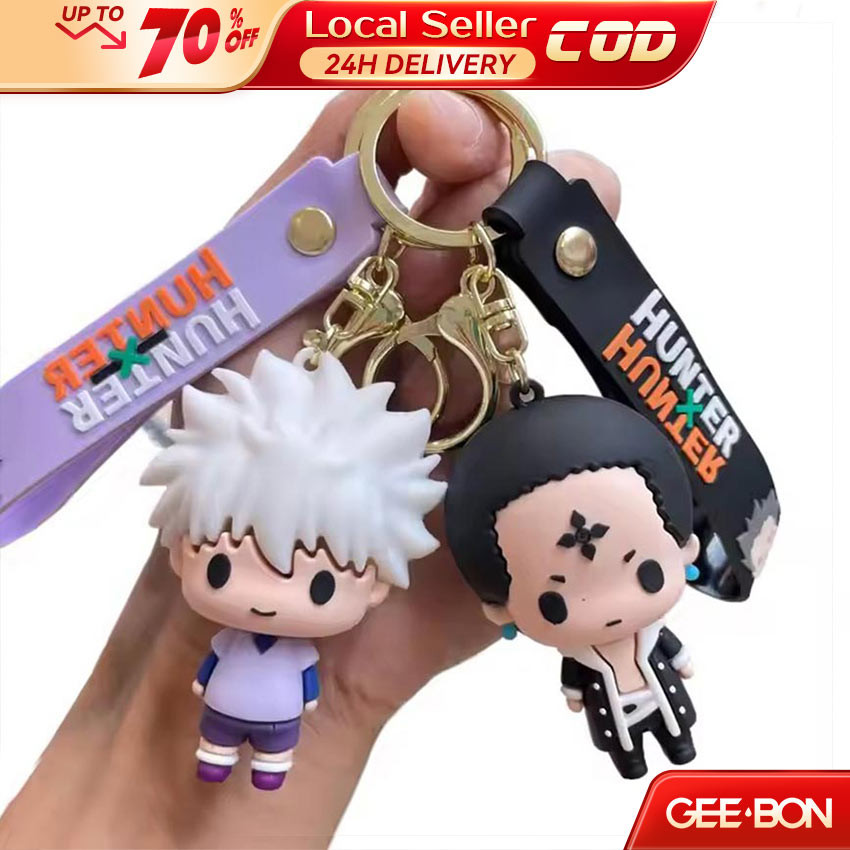 GEEBON Anime HUNTER×HUNTER Doll Keychain Gon Killua Zoldyck Chrollo ...
