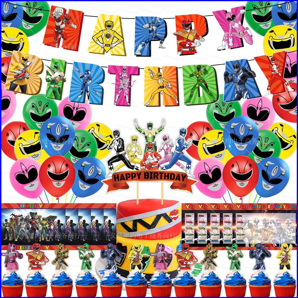 Power Ranger Balloon Bouquet ⚡️ | Power Ranger Brthday Party, Power
