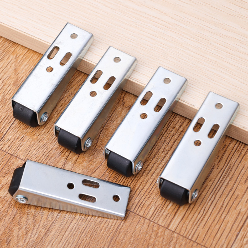 4Pcs Sliding Door Roller Pulley Furniture Caster Wheel Silent Track ...