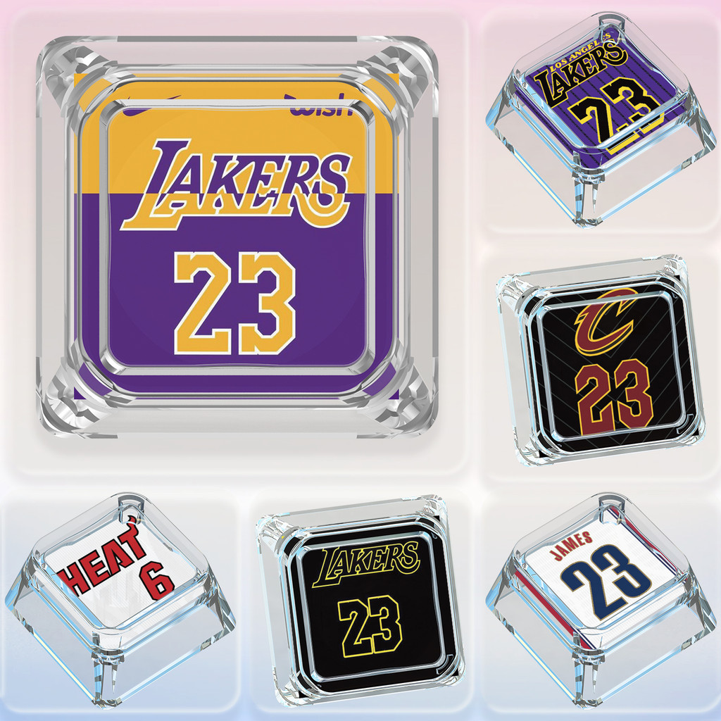 James Jersey Cross Mechanical Keyboard Unique Keycap NBA Single Lakers ...