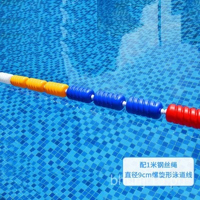 Swimming Lane Line Pool Divider Line Float6cm/9cm Spiral Water Line ...