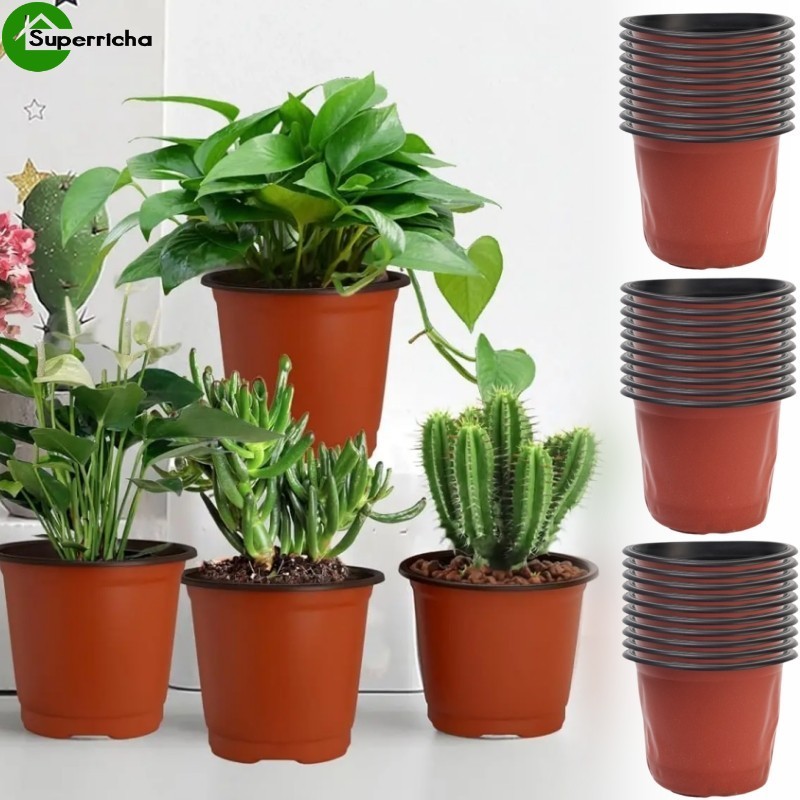 20/40/80Pcs Plants Nursery Pots - Seedlings Container - Plastic Flower ...