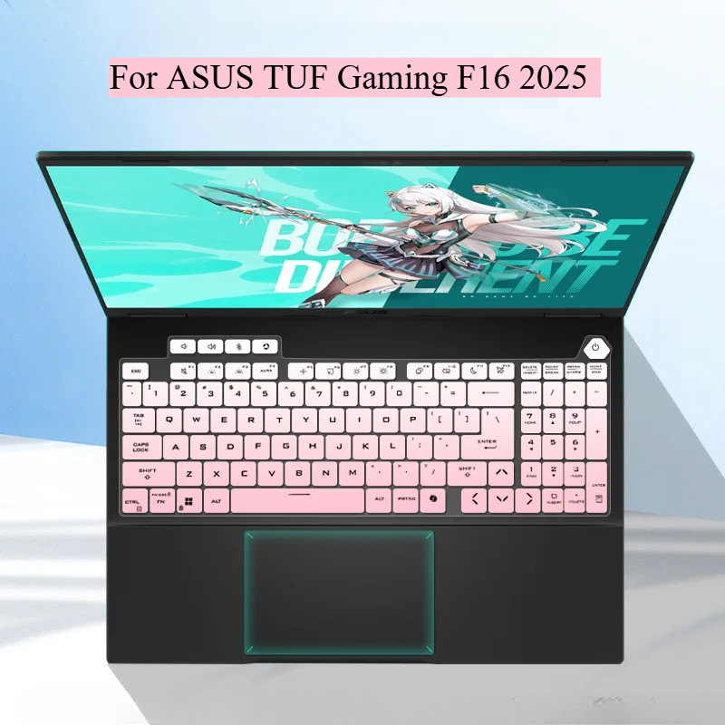 Laptop Silicone Keyboard Cover Skin For ASUS TUF Gaming F16 2025 FX608J ...