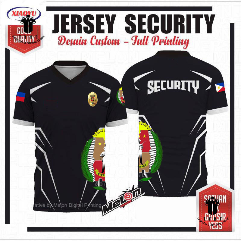 SECURITY T-SHIRT for Men and Women FULL SUBLIMATION T-SHIRT 3D